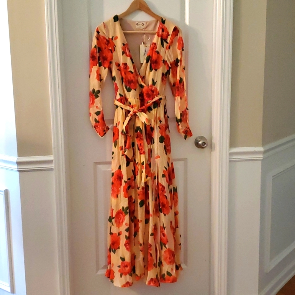 Joyfolie Aniya Dress in Red Greta Floral XS